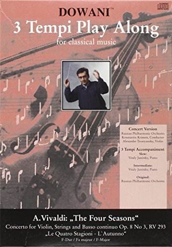Vivaldi - Concerto for Violin, Strings and Basso Continuo Op. 8 No. 3, RV 297 Autumn (Dowani 3 Tempi Play Along for Classical Music) von Dowani International