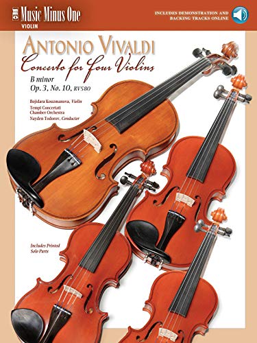 Vivaldi: Concerto for Four Violins in B Minor, Op. 3, No. 10, Rv580 von Music Minus One