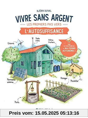 Vivre sans argent. Les premiers pas vers l'autosuffisance: Une maison rustique du XXIème siècle