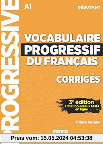 Vocabulaire progressif du Francais niveau debutant A1 klucz 3ed (Progressive du français perfectionnement)