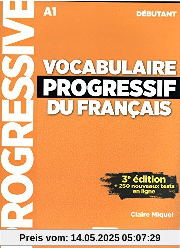 Vocabulaire progressif du français - A1 débutant . Livre + CD + Appli-web