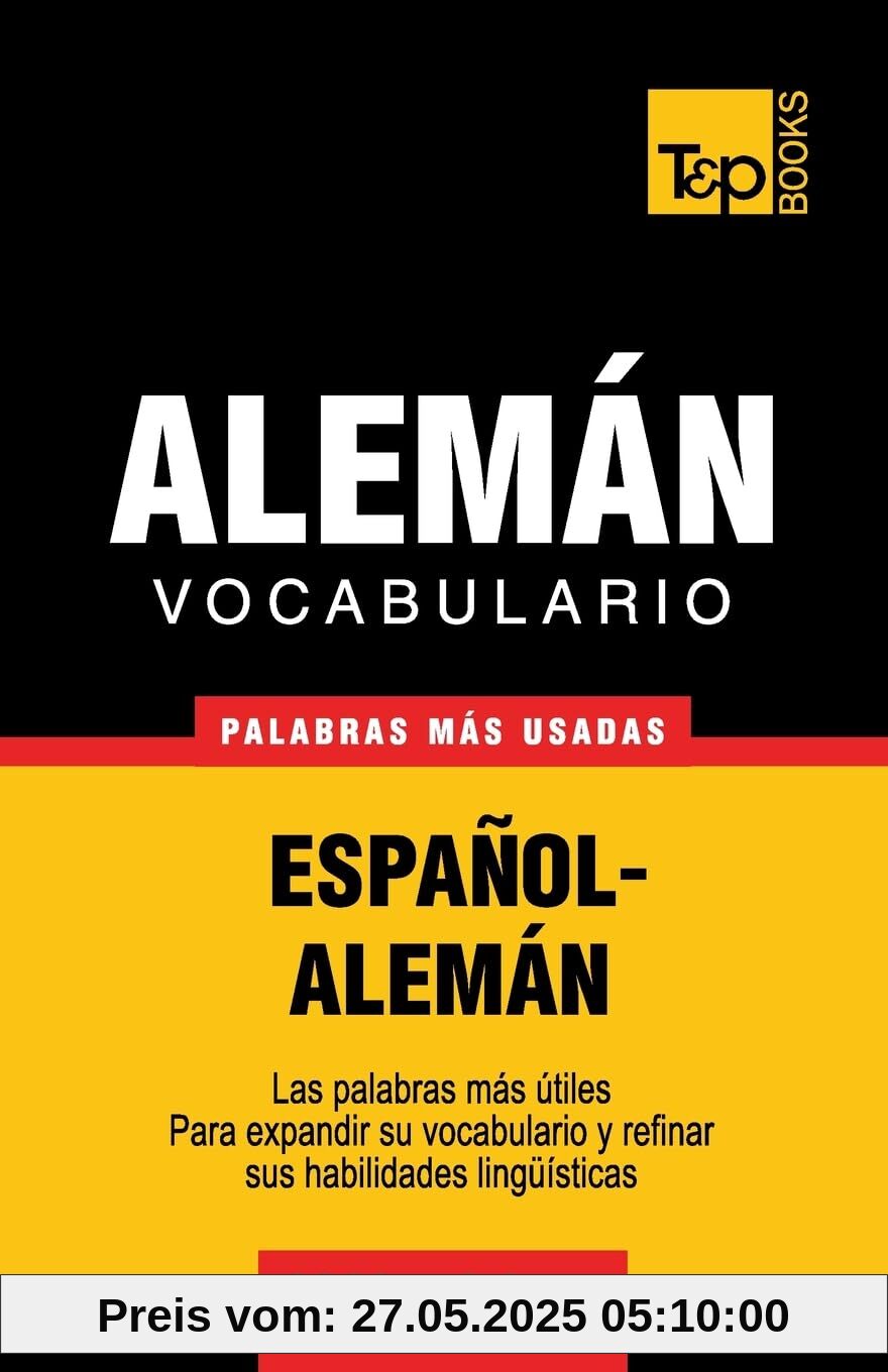 Vocabulario español-alemán - 9000 palabras más usadas (Spanish collection, Band 18)