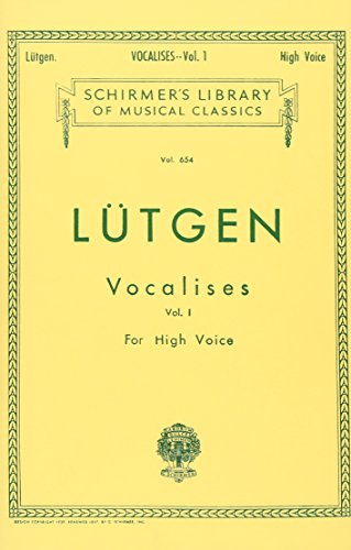 Vocalises (20 Daily Exercises) - Book I: High Voice: 1 von G. Schirmer