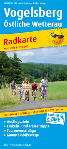 Vogelsberg - Östliche Wetterau: Radkarte mit Ausflugszielen, Einkehr- & Freizeittipps, wetterfest, reissfest, abwischbar, GPS-genau. 1:100000 (Radkarte: RK) von FREYTAG-BERNDT UND ARTARIA