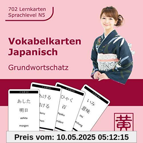 Vokabelkarten Japanisch: Grundwortschatz