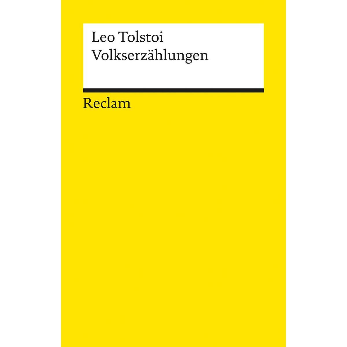 Volkserzählungen Volkserzählungen von Reclam Philipp Jun.