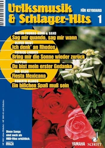 Volksmusik & Schlager-Hits 1: für Keyboard. Band 1. Keyboard. (Music Factory)