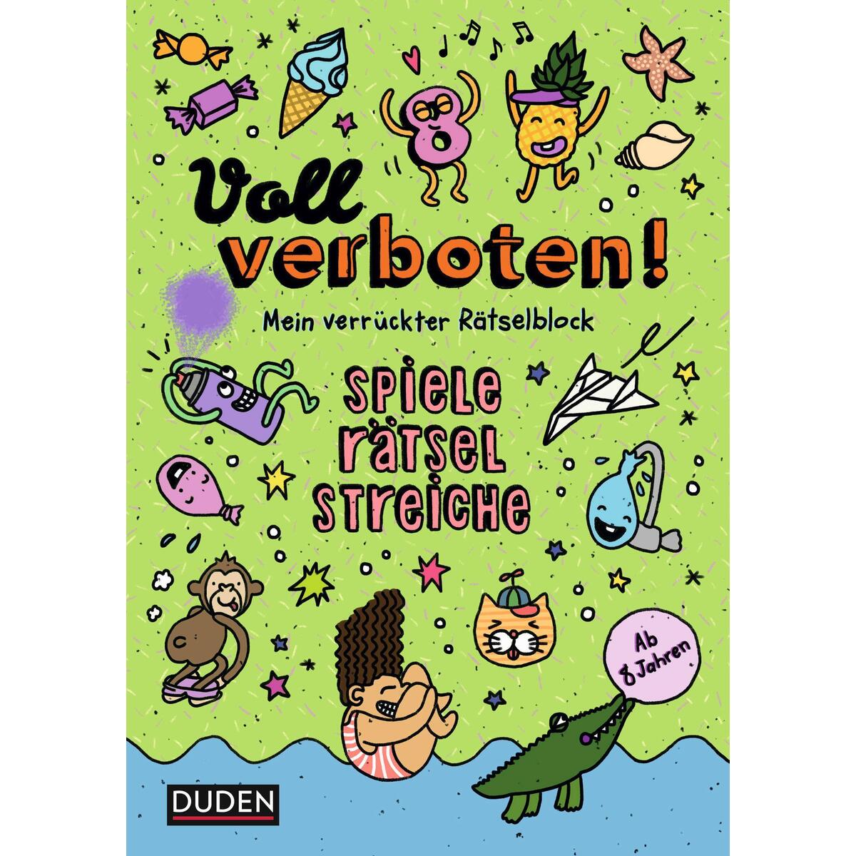 Voll verboten! Mein verrückter Rätselblock 3 - Ab 8 Jahren Voll verboten! Mein verrückter Rätselblock 3 - Ab 8 Jahren von Bibliograph. Instit. GmbH