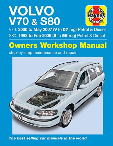 Volvo V70 / S80 Petrol & Diesel (98 - 07) Haynes Repair Manual