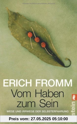 Vom Haben zum Sein: Wege und Irrwege der Selbsterfahrung Vom Haben zum Sein: Wege und Irrwege der Selbsterfahrung