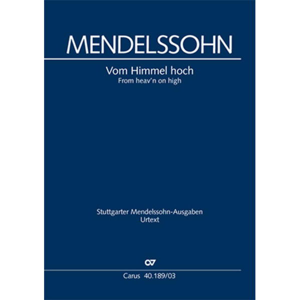 Vom Himmel hoch von Carus-Verlag Stuttgart