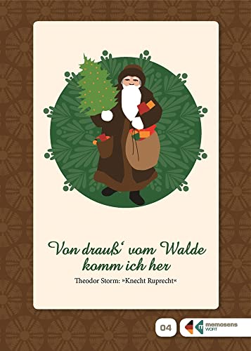 Von drauߴ vom Walde komm ich her: Theodor Storm: »Knecht Ruprecht« (Lesebüchlein zum Erinnern für Menschen mit Demenz) von Verlag An Der Ruhr