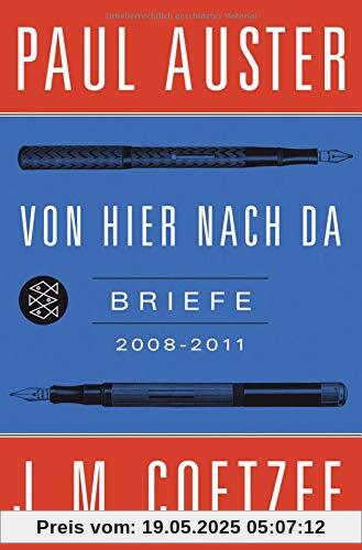 Von hier nach da: Briefe 2008-2011 Von hier nach da: Briefe 2008-2011