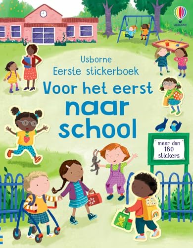 Voor het eerst naar school (Eerste stickerboek, 1) von Usborne Publishers