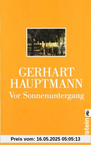 Vor Sonnenuntergang: Schauspiel
