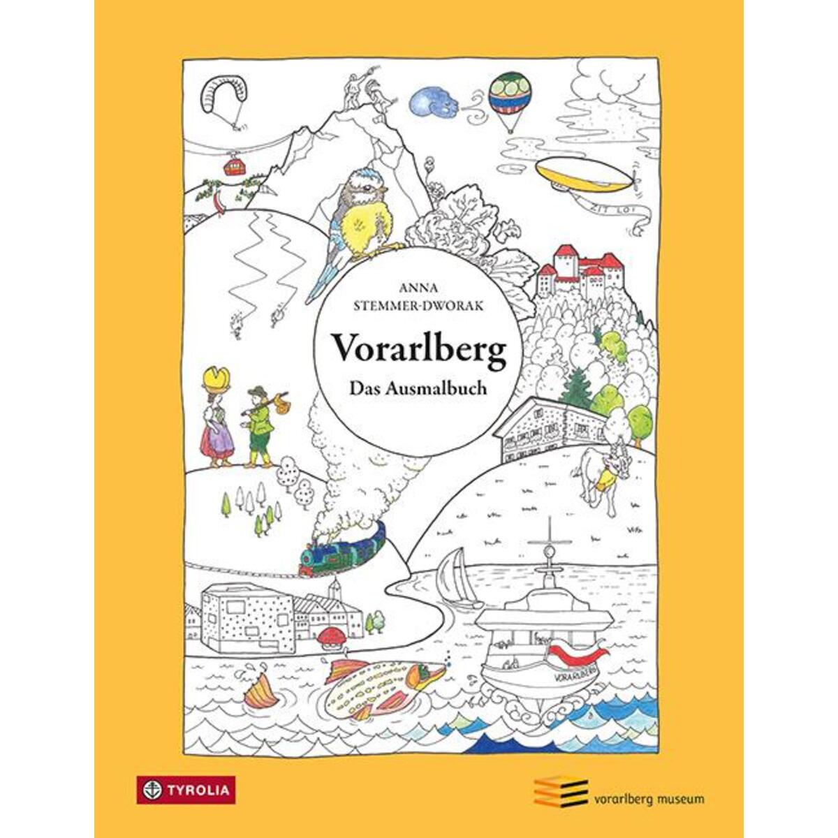 Vorarlberg. Das Ausmalbuch von Tyrolia Verlagsanstalt Gm