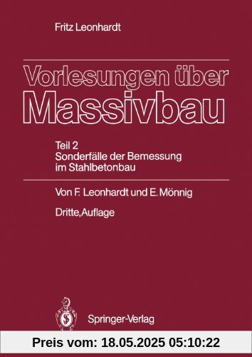 Vorlesungen Über Massivbau: Teil 2: Sonderfälle der Bemessung im Stahlbetonbau (German Edition)