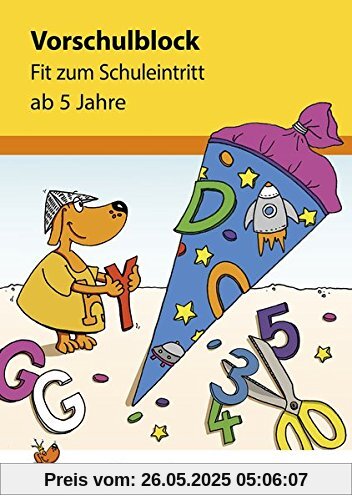 Vorschulblock - Fit zum Schuleintritt ab 5 Jahre