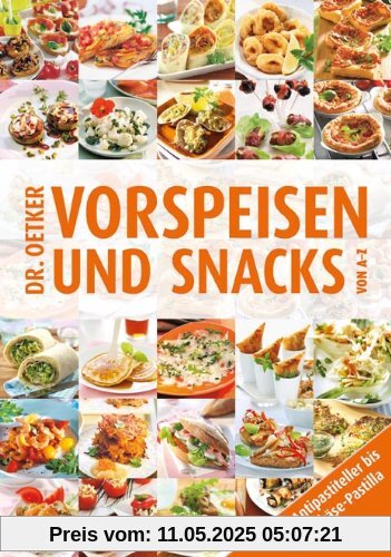 Vorspeisen und Snacks von A-Z