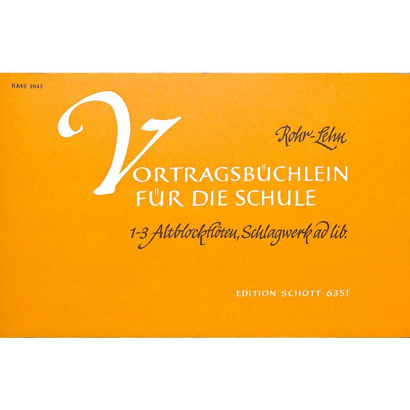 Vortragsbüchlein zur Schule