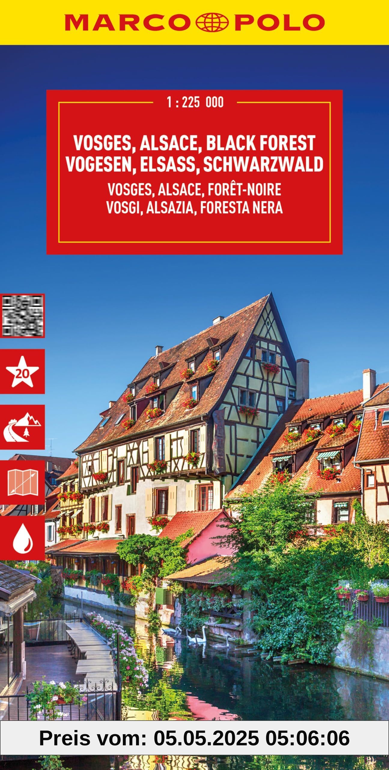 Vosges, Alsace, Forêt Noire 1 : 225.000 Vosges, Alsace, Forêt Noire 1 : 225.000