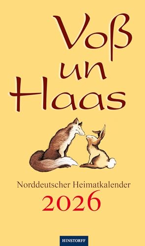 Voß un Haas 2026: Norddeutscher Heimatkalender von Hinstorff