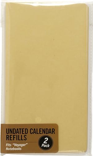 Voyager Undated Calendar Refill (2-Pack) von Peter Pauper Press
