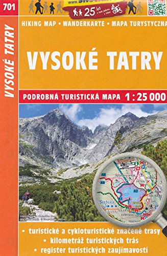 Vysoké Tatry / Hohe Tatra (Wander - Radkarte 1:25.000) (SHOCart Wander - Radkarte 1:25.000 Slowakei, Band 701) von SHOCart