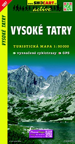 Vysoké Tatry / Hohe Tatra (Wander - Radkarte 1:50.000) (SHOCart Wander - Radkarte 1:50.000 Slowakei, Band 1097) von SHOCart