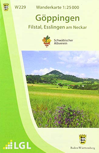 W229 Wanderkarte 1:25 000 Göppingen: Filstal, Esslingen am Neckar