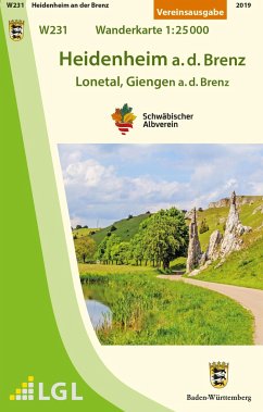W231 Heidenheim a.d.Brenz - Lonetal, Giengen a.d.Brenz von Landesamt für Geoinformation BW / Schwäbischer Albverein e.V.