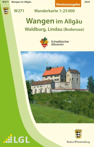 W271 Wangen im Allgäu - Waldburg, Lindau (Bodensee): Wanderkarte 1:25.000 (Wanderkarten 1:25 000)