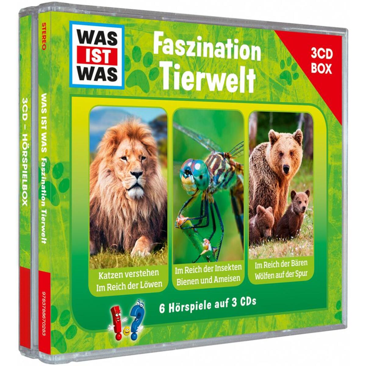 WAS IST WAS 3-CD-Hörspielbox Faszination Tierwelt WAS IST WAS 3-CD-Hörspielbox Faszination Tierwelt von Tessloff Verlag