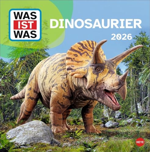 WAS IST WAS Dinosaurier Broschurkalender 2026: Wandplaner zur beliebten Buchreihe für clevere Kids mit spannendem Wissen über Dinos. Jeden Monat neue Fakten über die Urzeitechsen WAS IST WAS Dinosaurier Broschurkalender 2026: Wandplaner zur beliebten Buchreihe für clevere Kids mit spannendem Wissen über Dinos. Jeden Monat neue Fakten über die Urzeitechsen von Heye