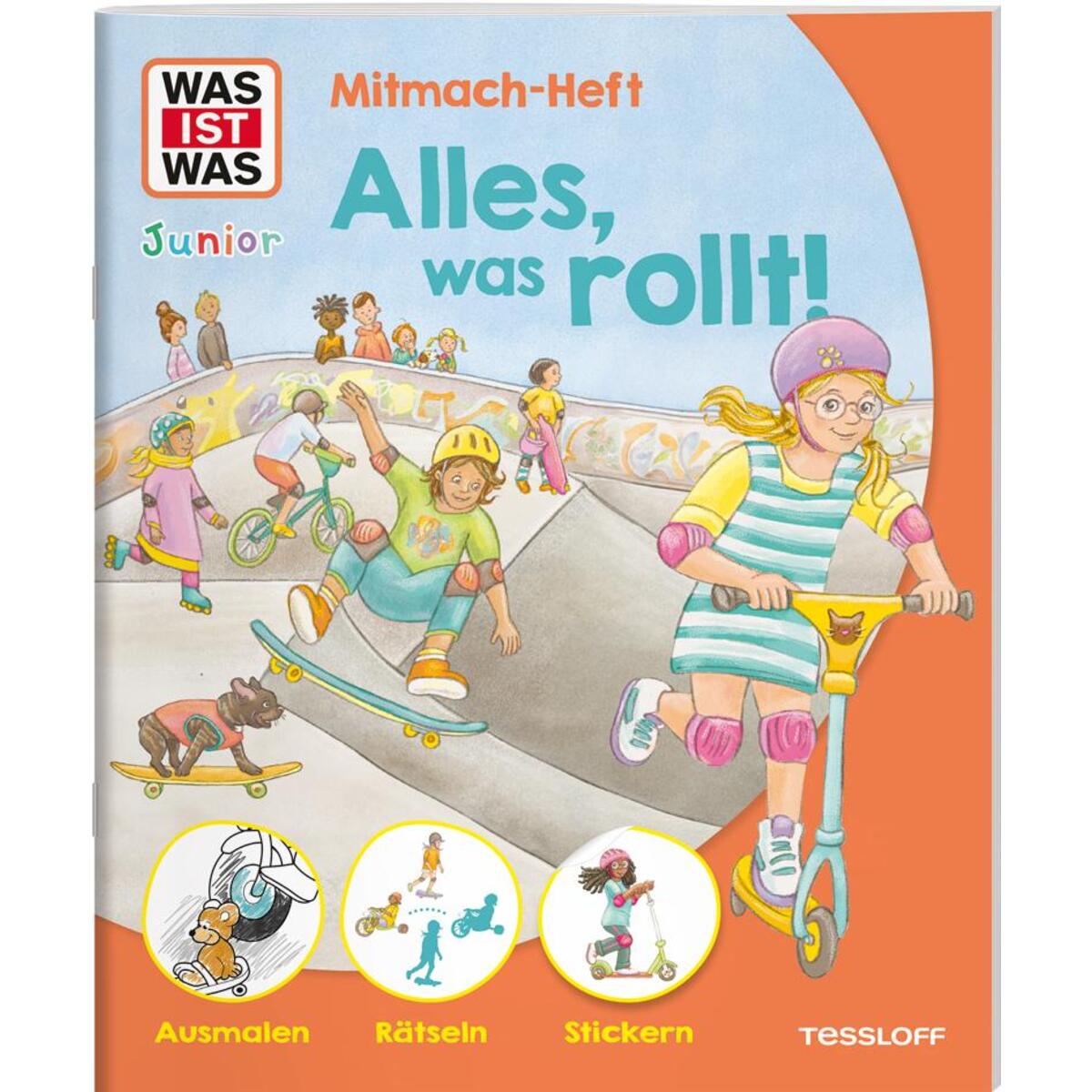 WAS IST WAS Junior Mitmach-Heft Alles, was rollt! WAS IST WAS Junior Mitmach-Heft Alles, was rollt! von Tessloff Verlag