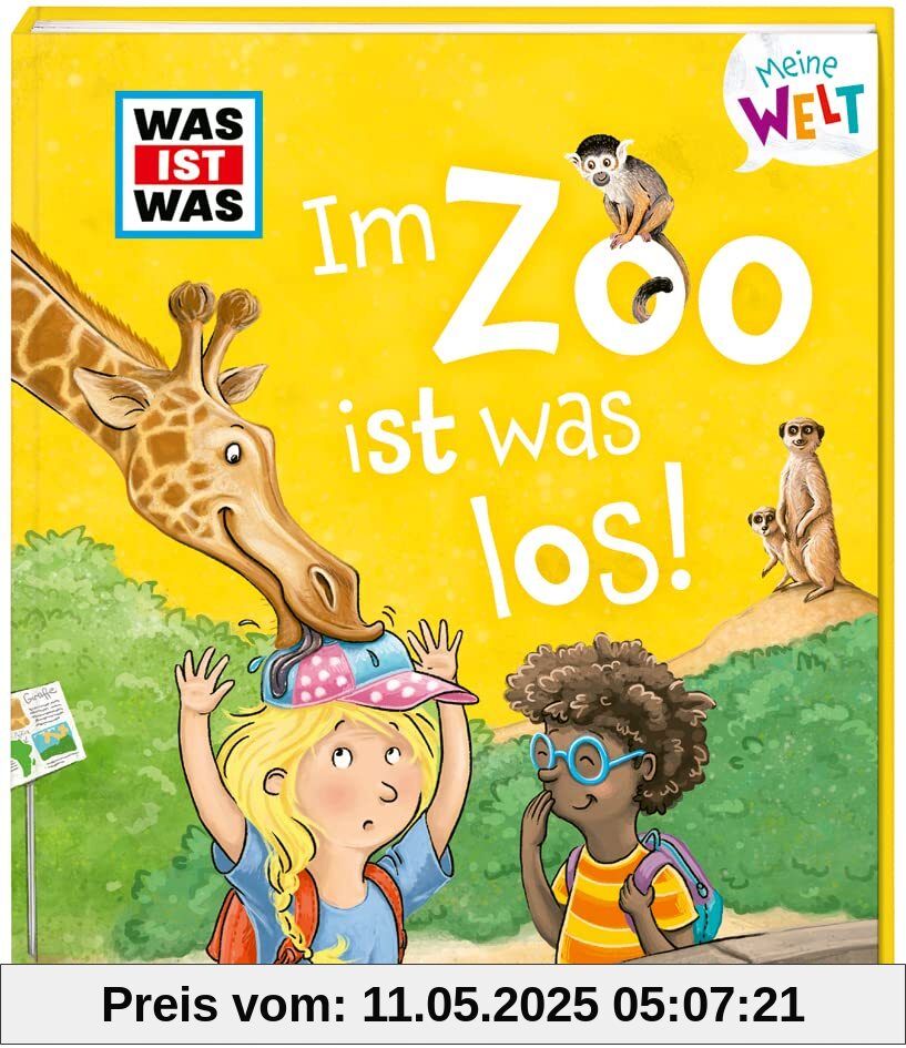 WAS IST WAS Meine Welt Band 8. Im Zoo ist was los! Vorlesebuch mit Klappen für Kinder ab 2 Jahren