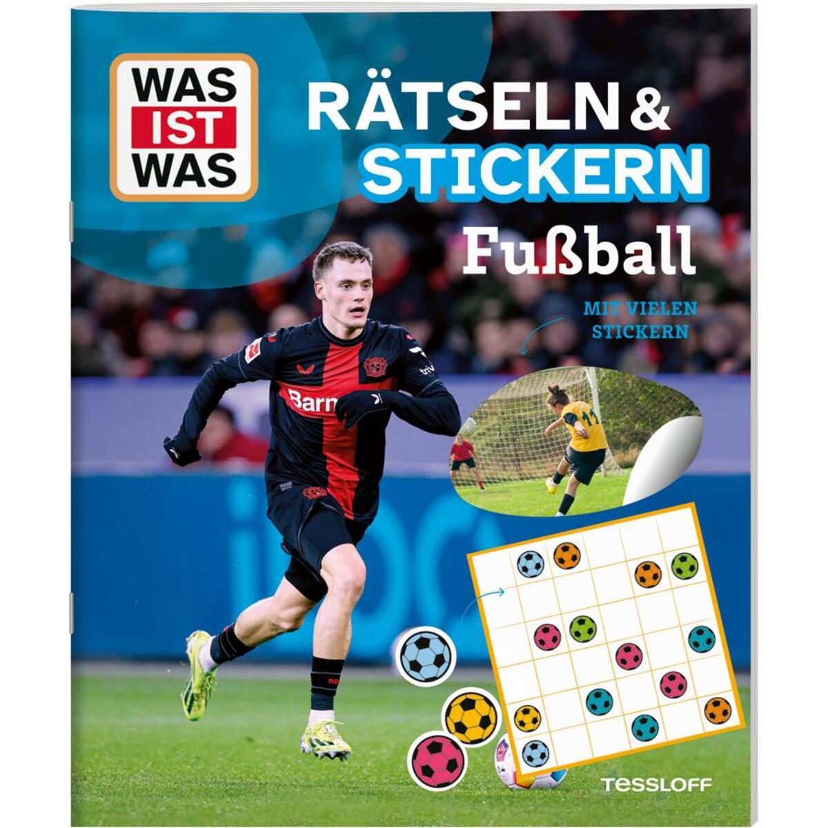 WAS IST WAS Rätseln und Stickern: Fußball von Tessloff Verlag
