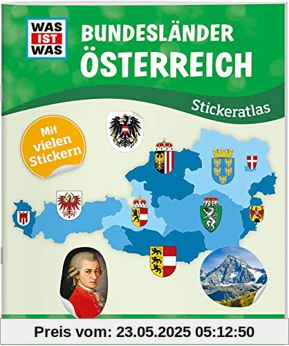 WAS IST WAS Stickeratlas Bundesländer Österreich WAS IST WAS Stickeratlas Bundesländer Österreich