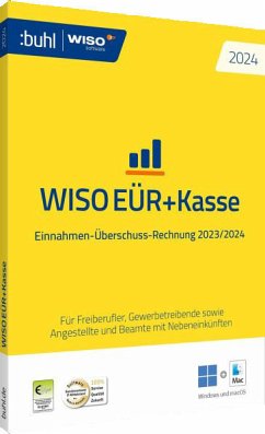 WISO EÜR+Kasse 2024, 1 CD-ROM von Buhl Data Service