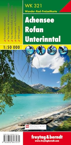 WK 321 Achensee - Rofan - Unterinntal, Wanderkarte 1:50.000: Wanderkarte. Ortsverzeichnis, Kultur, Sehenswürdigkeiten, Brauchtum. ... (freytag & berndt Wander-Rad-Freizeitkarten)