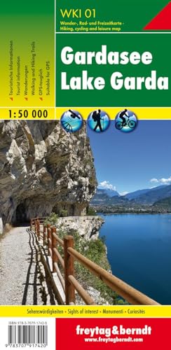 Gardasee, Wanderkarte 1:50.000: Touristische Informationen, Wanderungen, GPS-tauglich (freytag & berndt Wander-Rad-Freizeitkarten, Band 1) von FREYTAG-BERNDT UND ARTARIA
