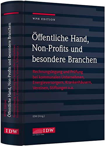 Öffentliche Hand, besondere Branchen und Non-Profits: Rechnungslegung und Prüfung bei kommunalen Unternehmen, Energieversorgern, Krankenhäusern, ... Wirtschaftsprüfung und Rechnungslegung)