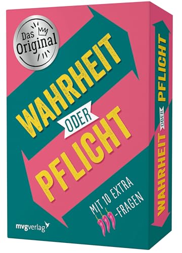 Wahrheit oder Pflicht: Mit 10 extra scharfen Karten | Das Original. Der Klassiker unter den Partyspielen. Das perfekte Geschenk für Geburtstag und Weihnachten. Ab 18 Jahren Wahrheit oder Pflicht: Mit 10 extra scharfen Karten | Das Original. Der Klassiker unter den Partyspielen. Das perfekte Geschenk für Geburtstag und Weihnachten. Ab 18 Jahren