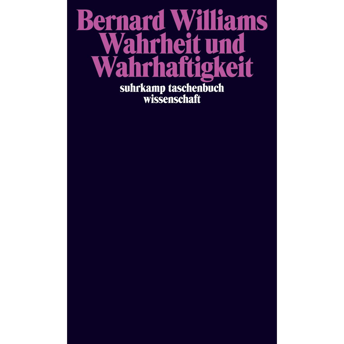 Wahrheit und Wahrhaftigkeit von Suhrkamp Verlag