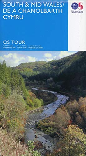 Ordnance Survey TM Wales South: De A Chanolbarth Cymru (OS Tour, Band 11)
