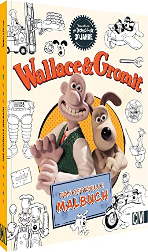 Ausmalbuch – Wallace und Gromit: Das offizielle Malbuch für Erwachsene und Kinder von Christophorus Verlag