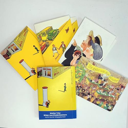 Walter Trier – Acht Kunst-Klappkarten: Motive aus Erich Kästners Kinderbüchern von Favoritenpresse GmbH