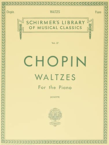 Waltzes for the Piano: Schirmer Library of Classics Volume 27 Piano Solo von G. Schirmer, Inc.