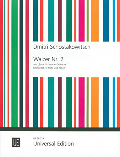 Walzer Nr. 2 aus "Suite für Varieté-Orchester": für Flöte und Klavier. von Universal Edition AG