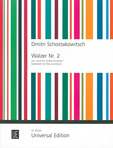 Walzer Nr. 2 aus "Suite für Varieté-Orchester": für Flöte und Klavier.